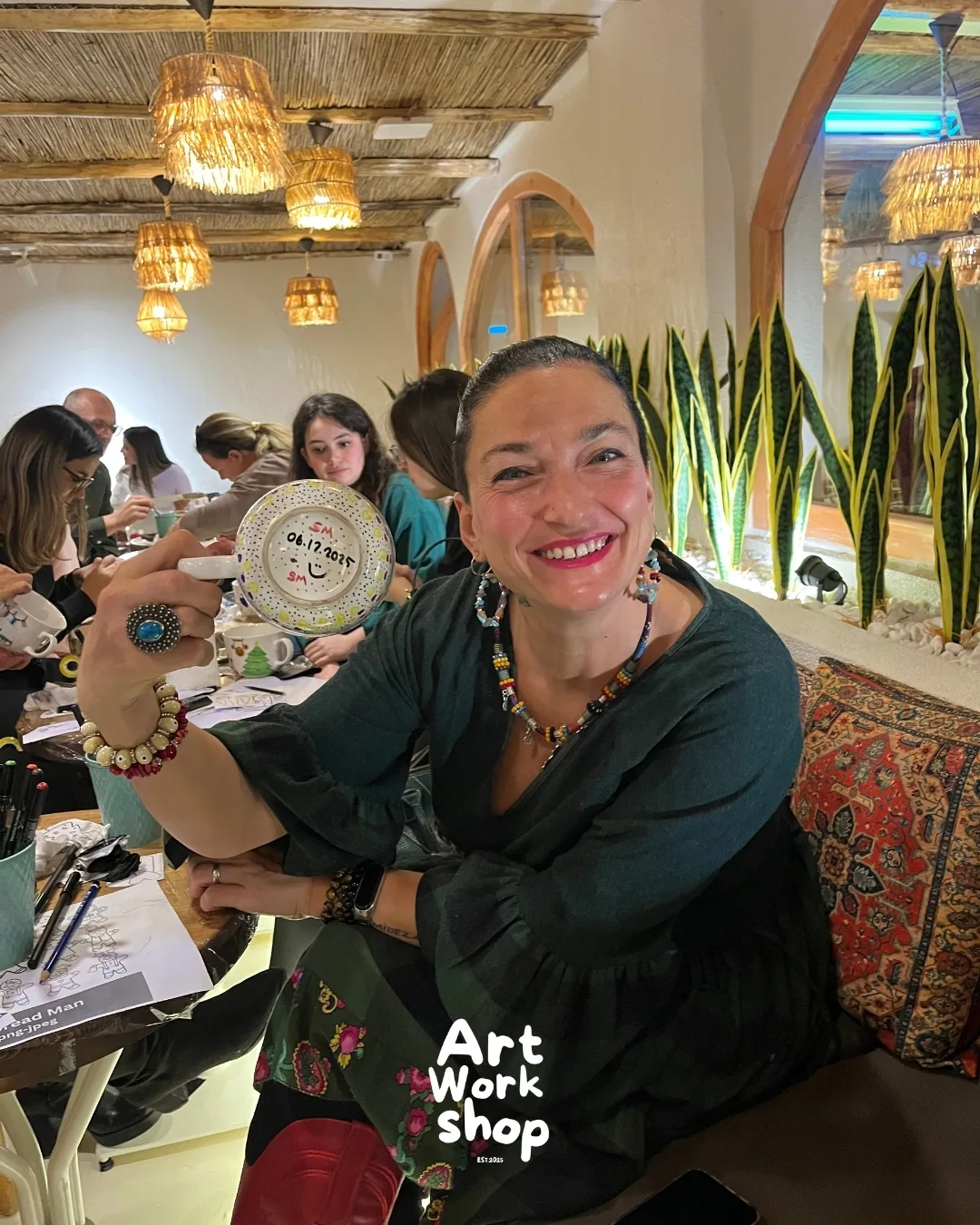 Seramik tabak boyama