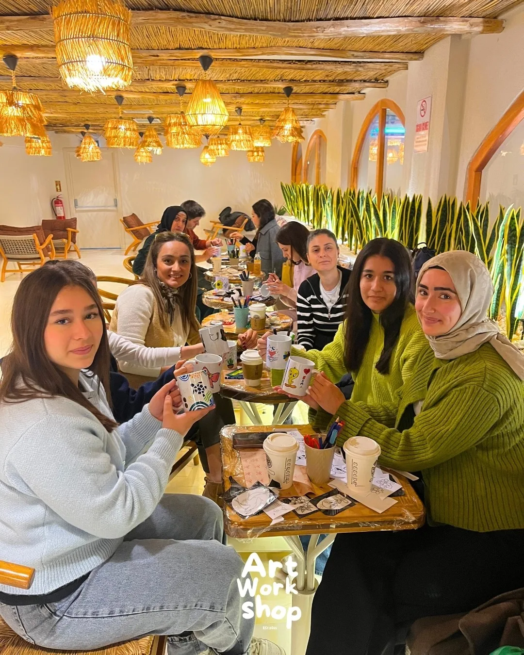 Bardak boyama atölyesi